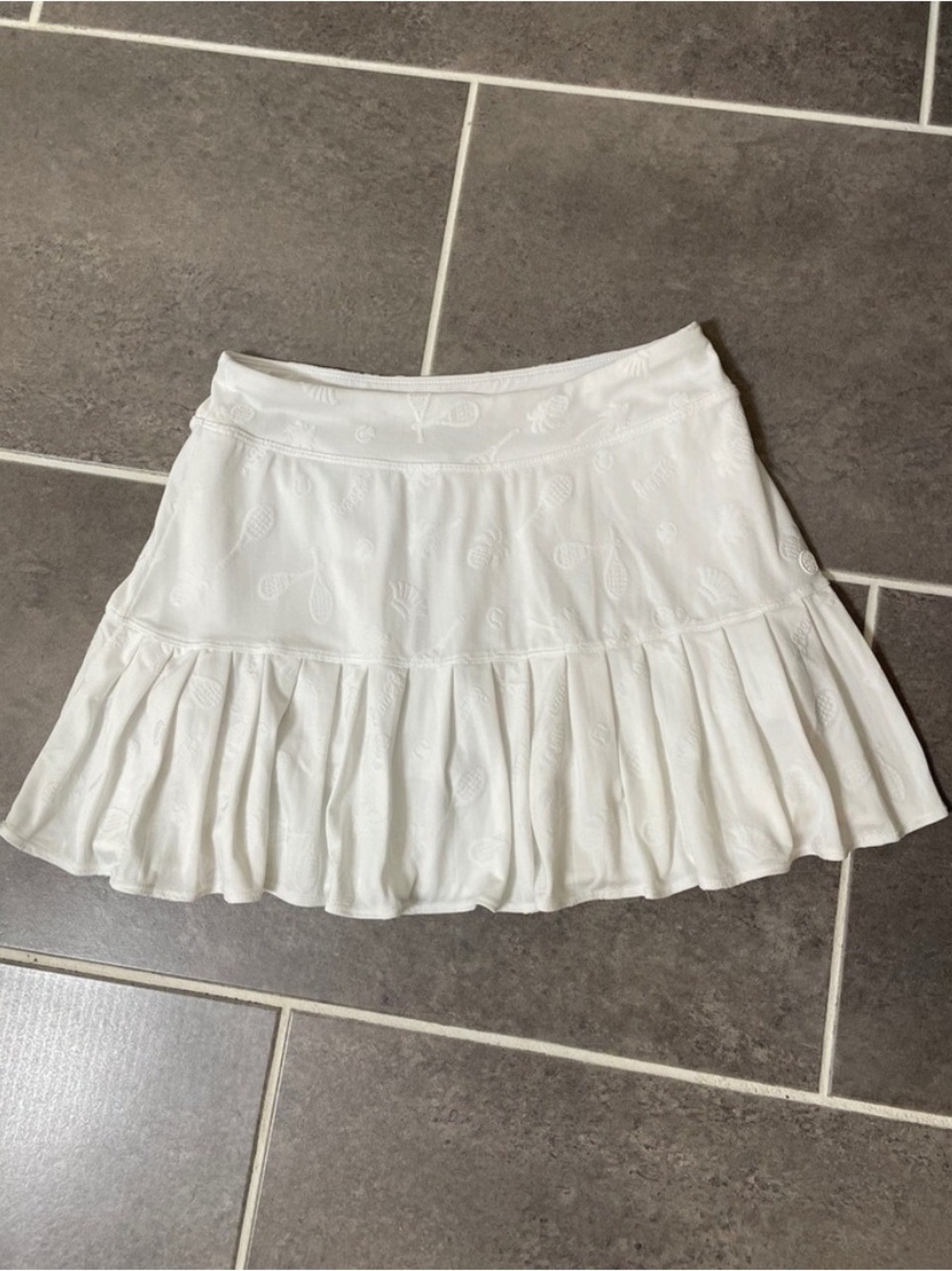 Lilly Pulitzer Luxletic Taye Skort in Resort White Perfect Match Jacquard Sz XS